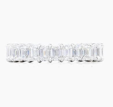 Emerald Cut Diamond Eternity Ring